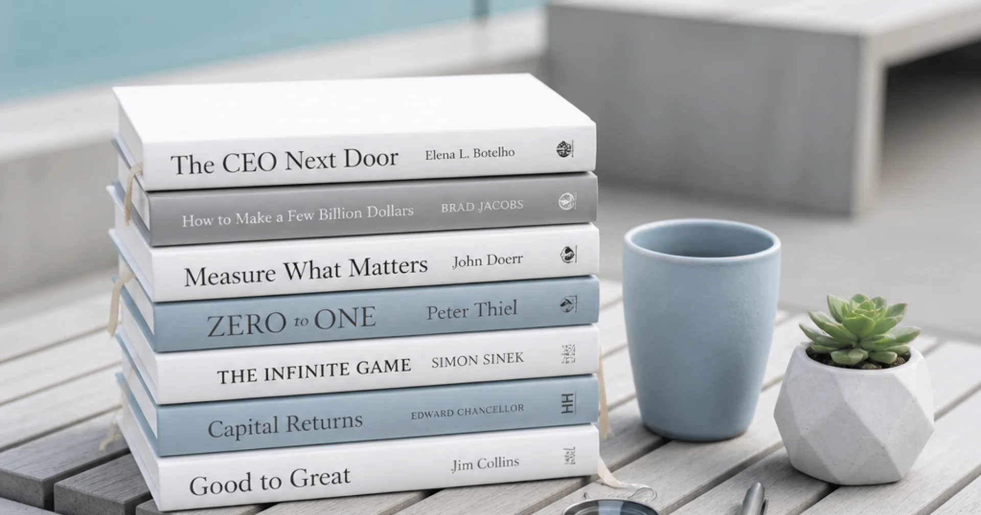 The CEO's Summer Reading Stack: Seven Books That Will Change How You Lead