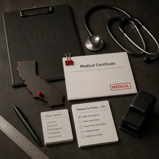Strategic governance for CEOs: when a doctor’s note is required for work in California